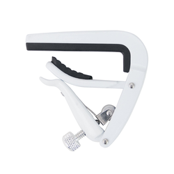 Tiki Ukulele Adjustable Roller Capo (White)
